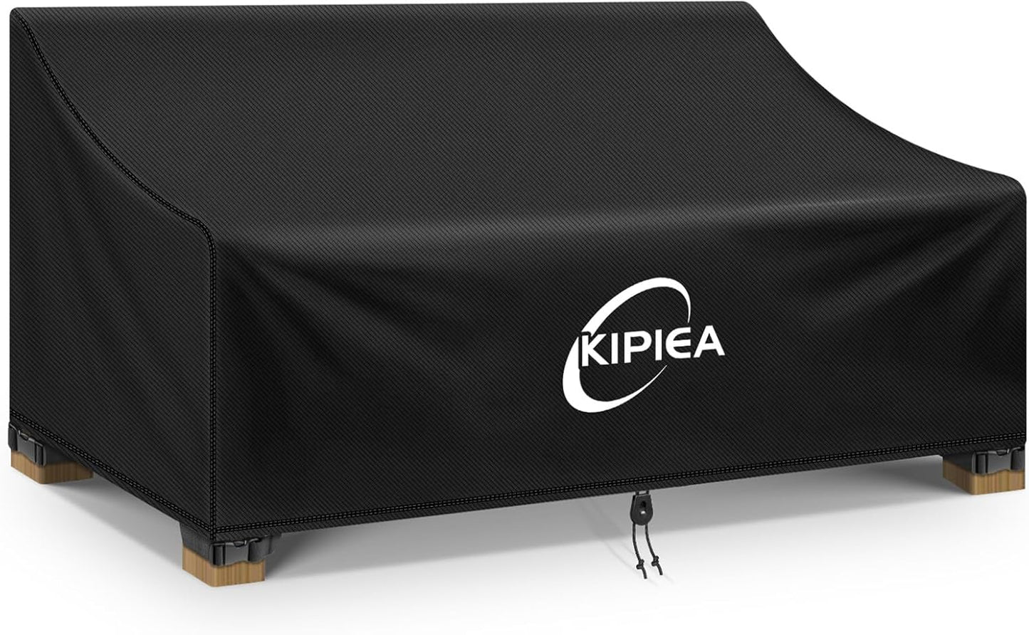 Kipiea Patio Sofa Cover - Heavy Duty Waterproof 3-Seat Cover