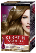 Schwarzkopf Keratin Color Permanent Hair Color Cream 7.0 Dark Blonde