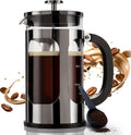 French Press Coffee Maker 34 Ounce Borosilicate Glass - Smooth Taste