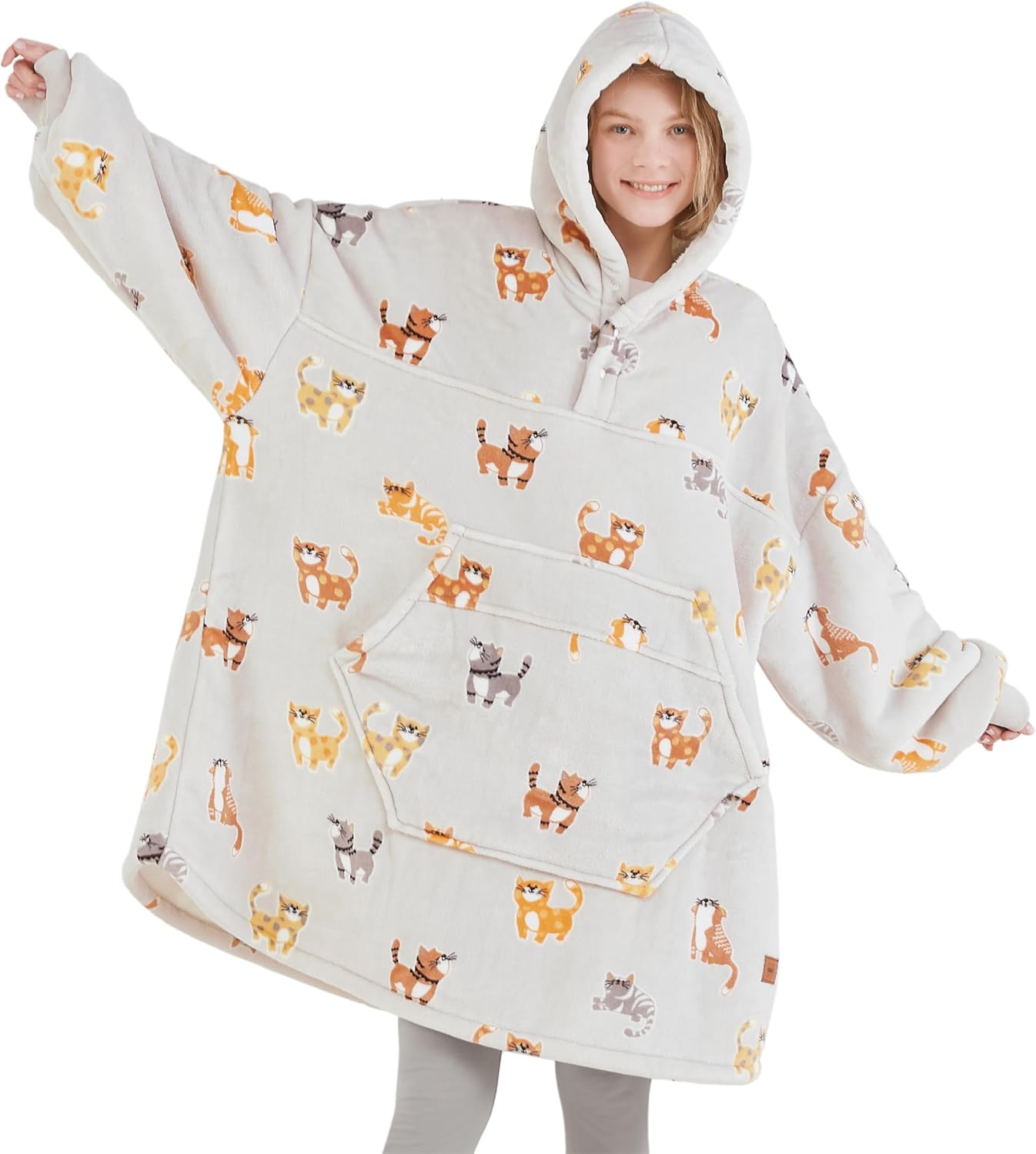 Cozy Warm Wearable Blanket Hoodie for All