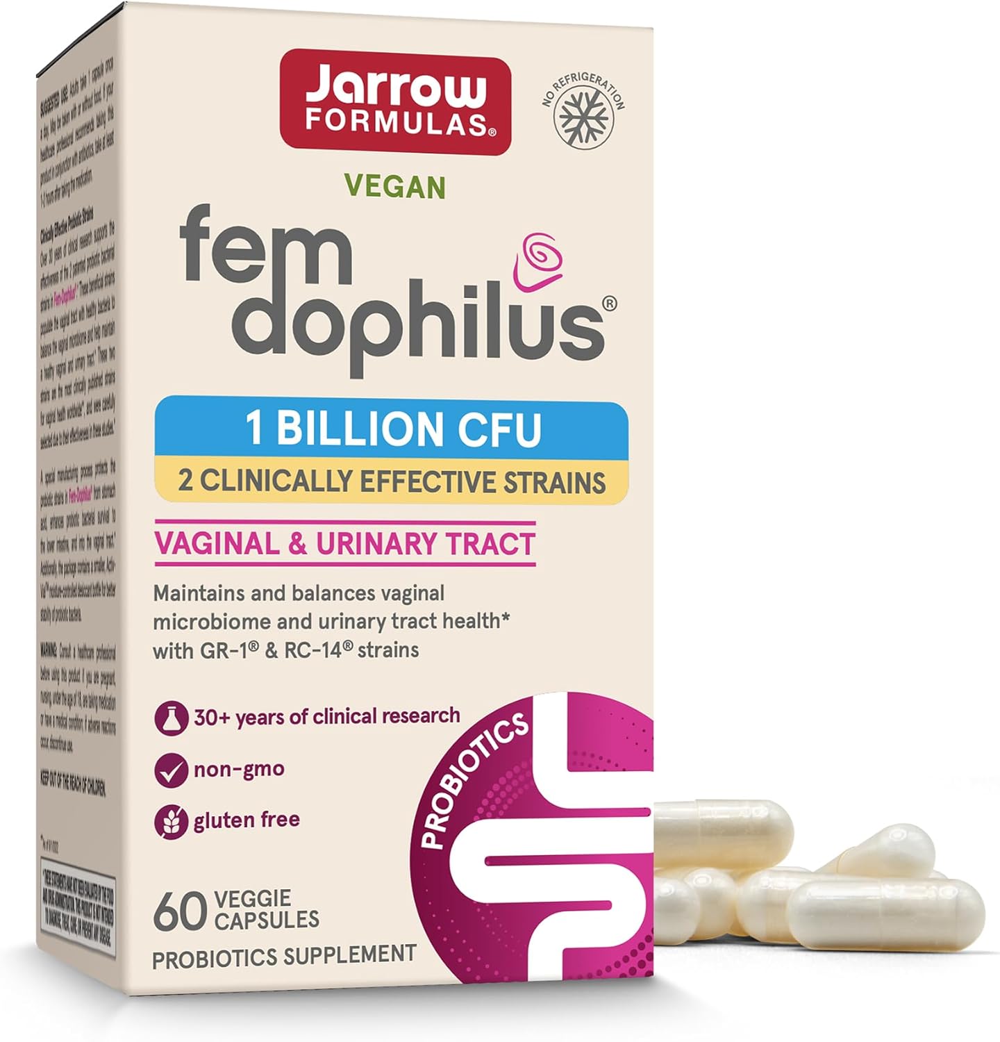 Jarrow Formulas Fem-Dophilus Probiotic for Women's Health
