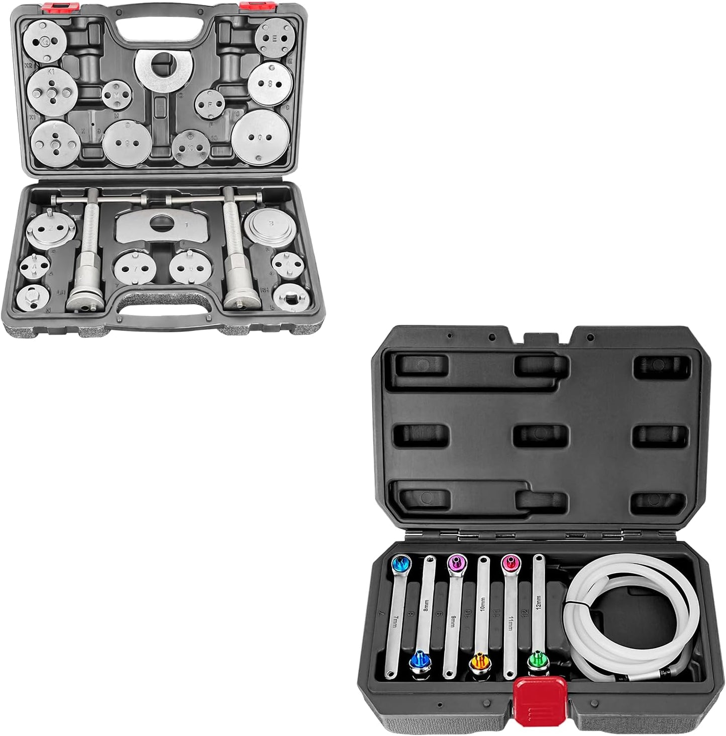 Brake Caliper Tool Set | 22-Piece Heavy Duty for Brake Piston Reset | BILITOOLS
