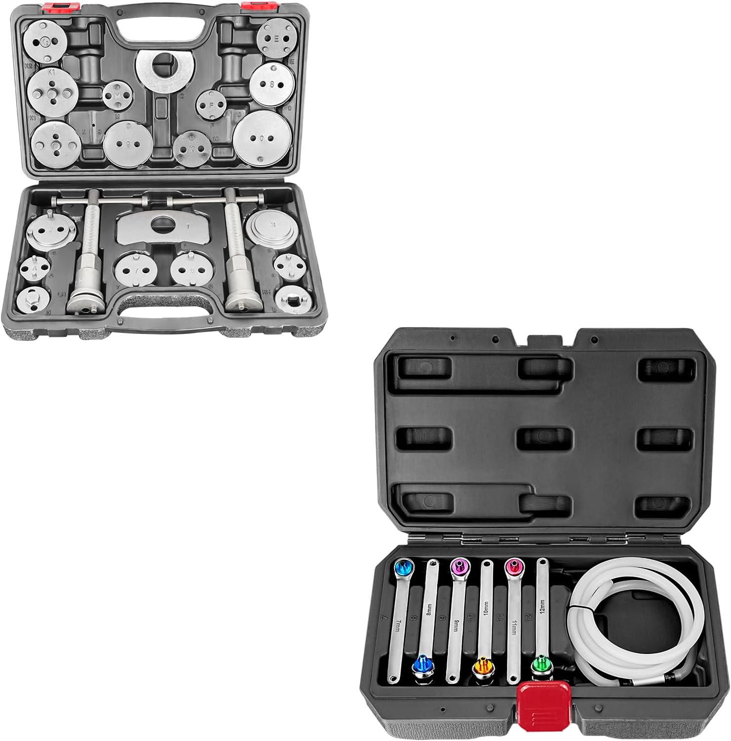 Brake Caliper Tool Set | 22-Piece Heavy Duty for Brake Piston Reset | BILITOOLS