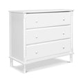 Davinci Jenny Lind Spindle 3-Drawer Dresser in White - Versatile