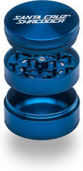 Santa Cruz Shredder Metal Herb Grinder Knurled Top 3-Piece Large 2.7in