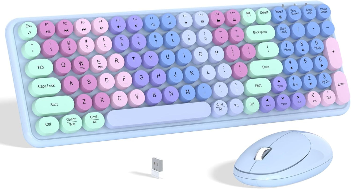 Vibrant Rainbow Wireless Combo for Windows/Mac - Links9+
