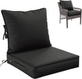 Premium Outdoor Seat Cushion 22 x 22 x 4 in - Deep Seat & Backrest