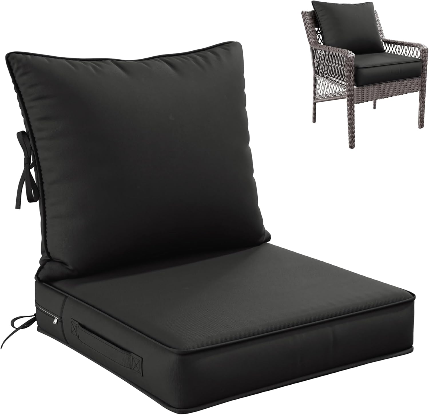Premium Outdoor Seat Cushion Set for Patio Furniture Comfort