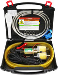 12V Fuel Transfer Pump Kit - Portable Electric Pump for Gas & Diesel