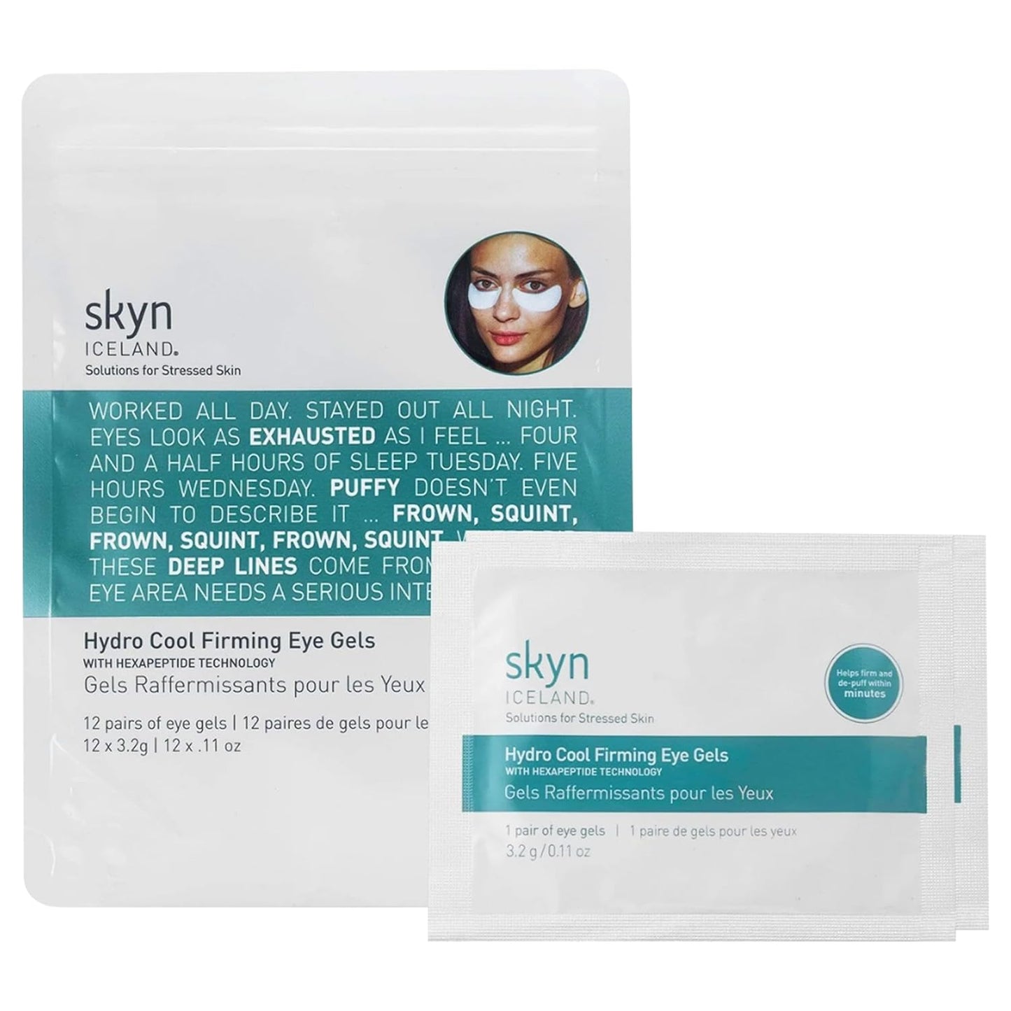 skyn ICELAND Hydro Cool Firming Under Eye Patches for Dark Circles