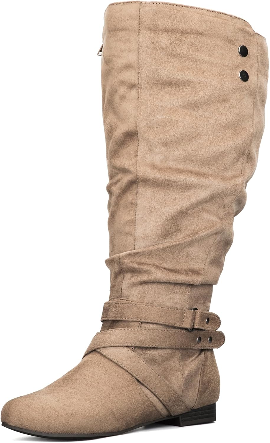 mysoft Womens Extra Wide Calf Boots for Stylish Comfort