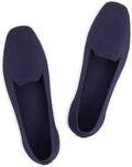 Women's Loafer Flats Square Toe Comfortable Office Shoes - Slip On