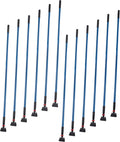 Quick-Change Dust Mop Handle 60in with Metal Clip Gripper - Heavy Duty