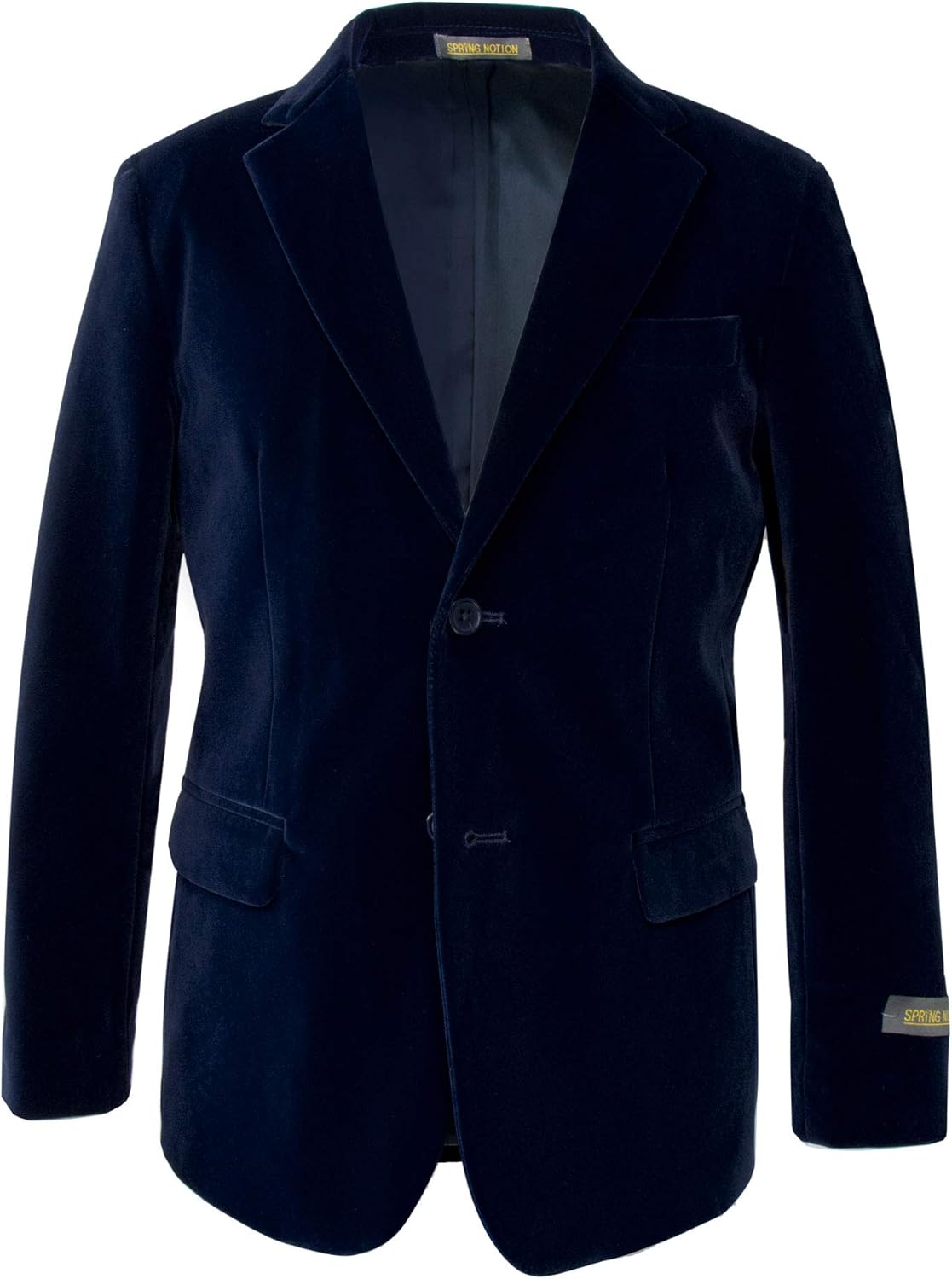 Spring Notion Big Boys' Velvet Blazer for Stylish Occasions