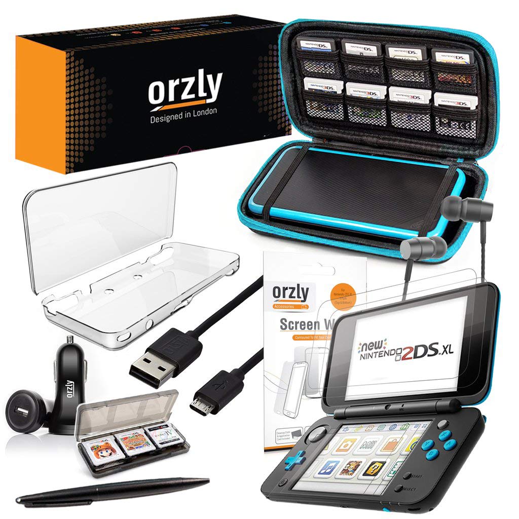 Orzly 2DSXL Accessories Ultimate Starter Pack for Gamers