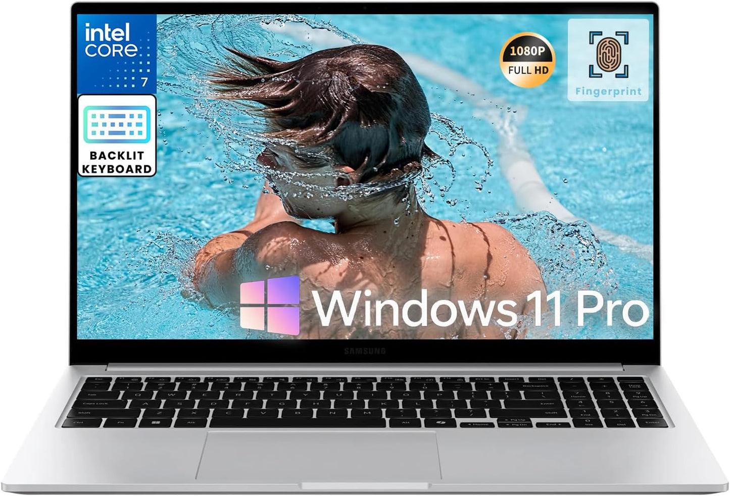 Samsung Galaxy Book4 Business Laptop with 15.6in FHD Display