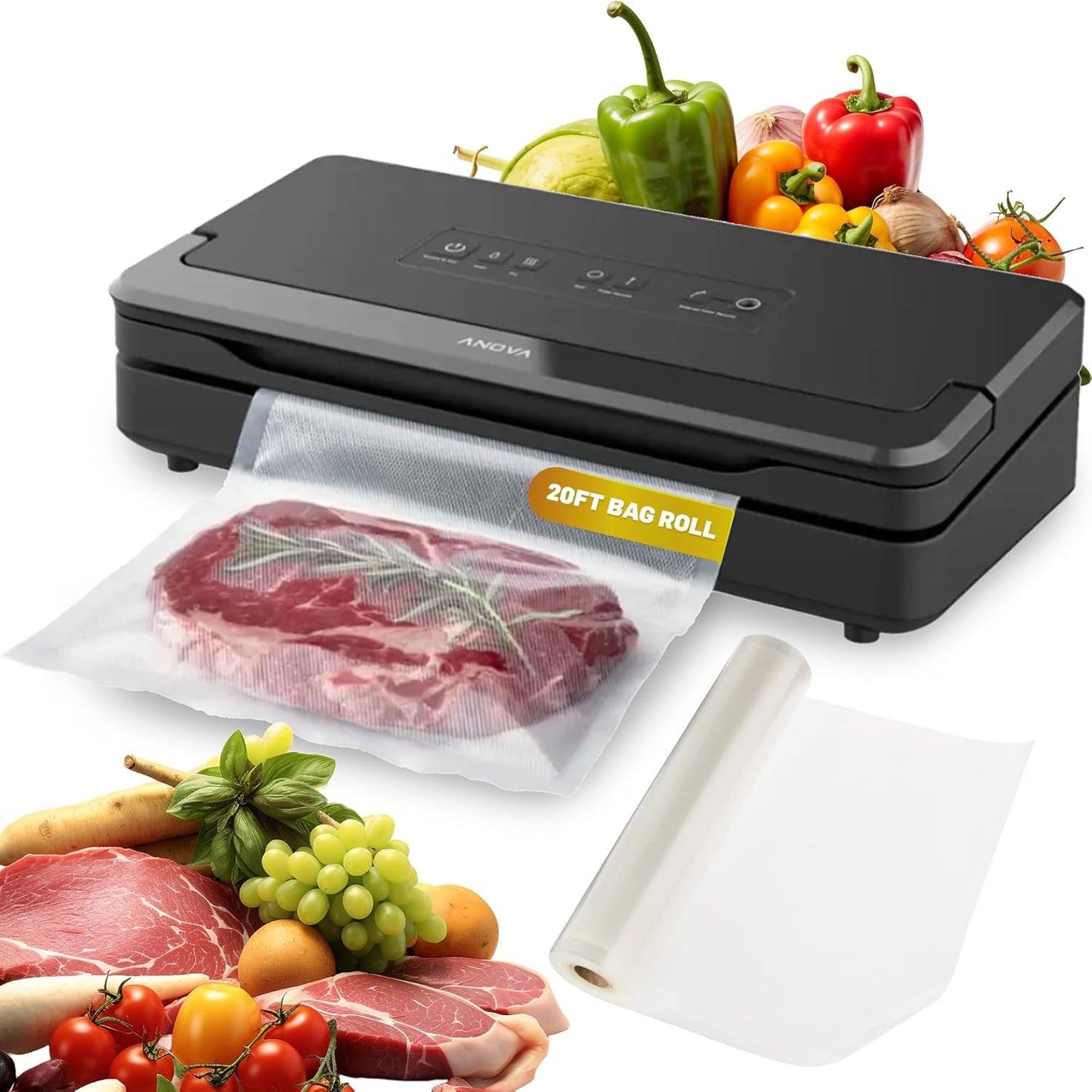 Precision Vacuum Sealer Pro for Sous Vide and Food Storage