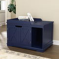 Flip Top Cat Litter Boxes Enclosure Covered Litter Box - Hidden Wooden