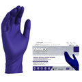 AMMEX Indigo Nitrile Disposable Exam Gloves 3 Mil - Lightweight