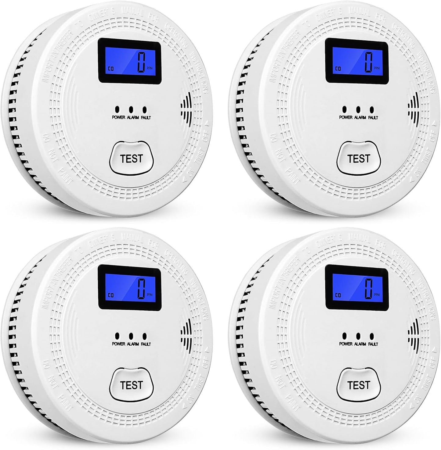 OLUNCLE 4-Pack Smoke and Carbon Monoxide Detector Review