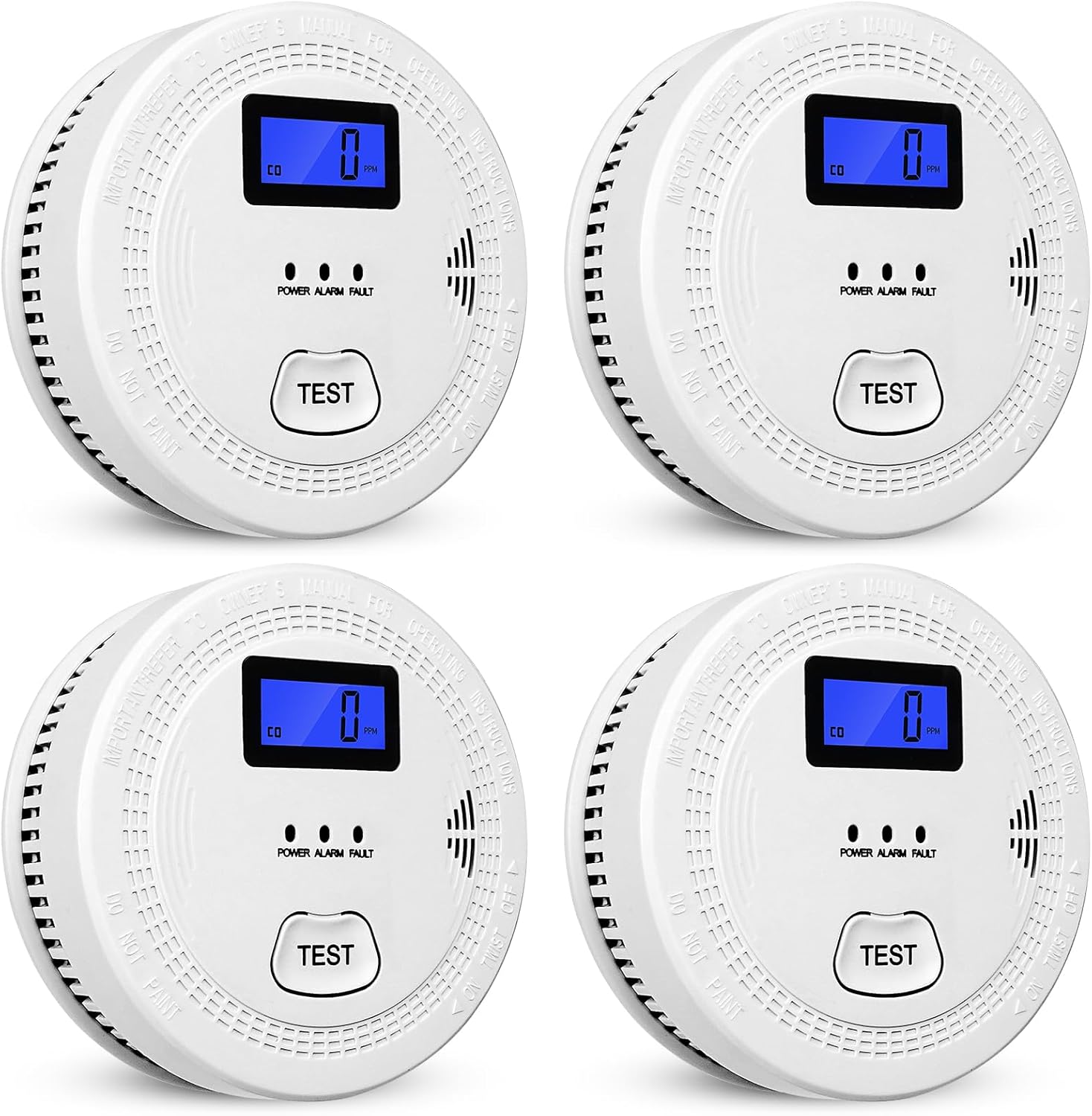 OLUNCLE 4-Pack Smoke and Carbon Monoxide Detector Review