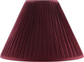 Transitional Empire Mushroom Pleated Rich Red Spider Shade - Classic