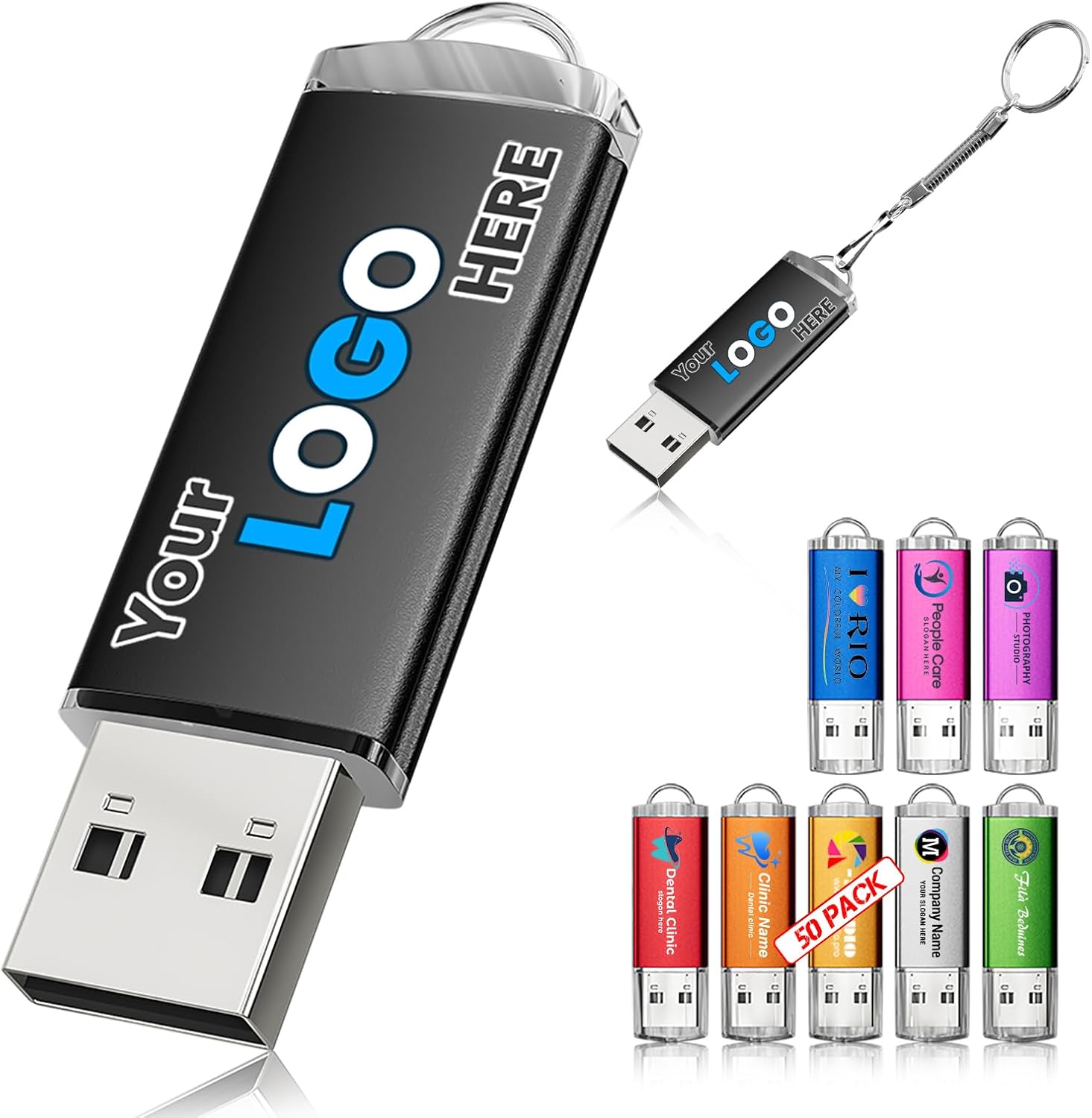 Custom Personalized USB Flash Drive 4GB with LED Indicator