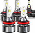LED Headlight Bulbs Combo for Ford F150 2015-2023 - Bright 6000K Pack