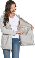 Women Post Mastectomy Hoddies Jacket with Drain Pockets - Oversize Zip