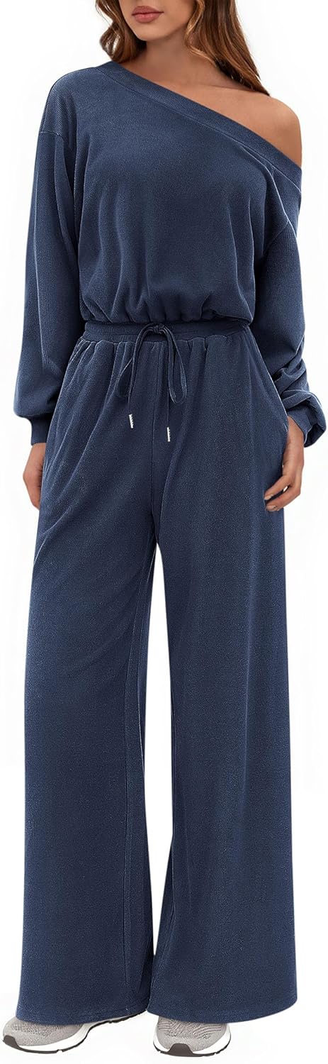 PRETTYGARDEN Long Sleeve Jumpsuit For Women Dressy 2025