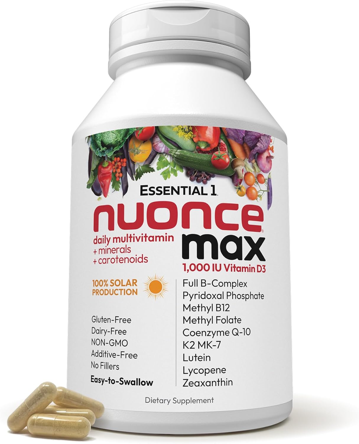 Essential-1 Multivitamin with Vitamin D3 and CoQ10 for Health