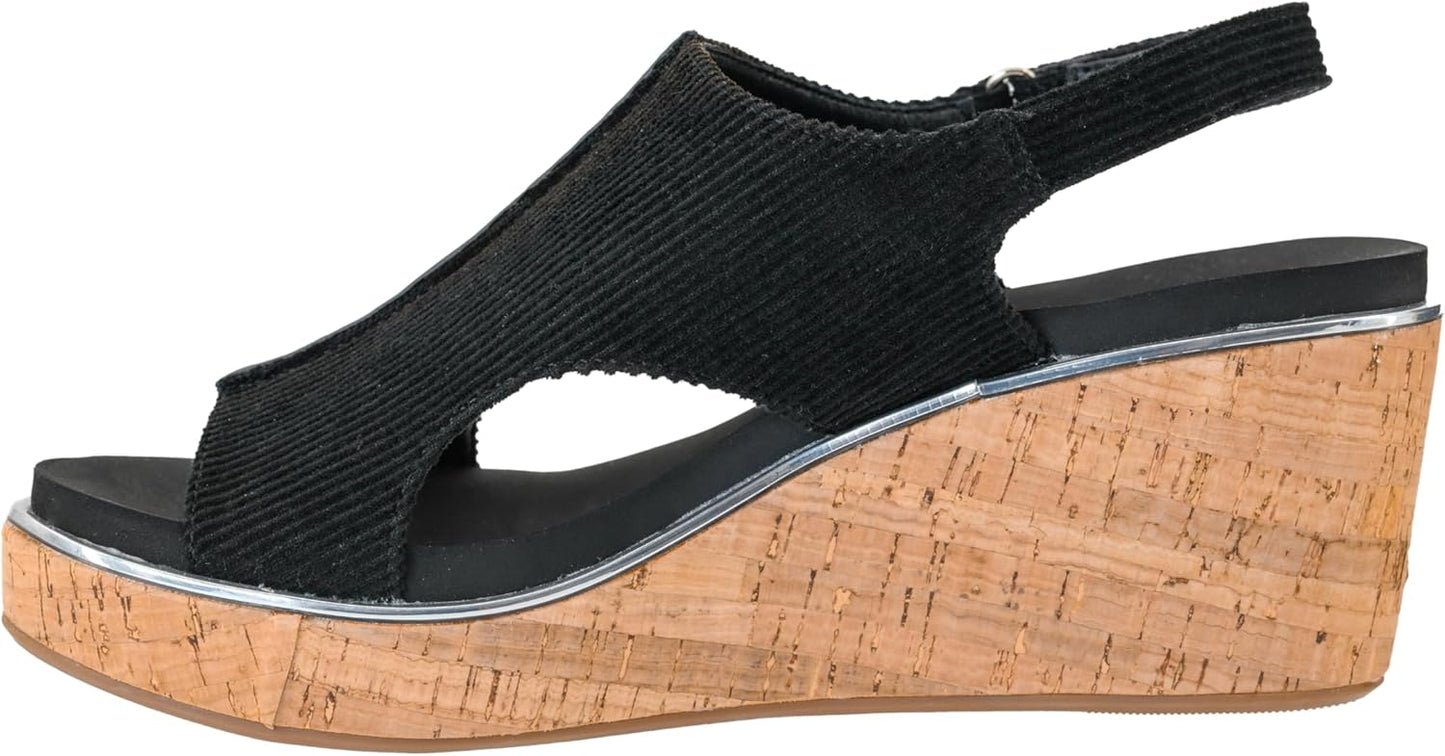 Corkys Footwear Womens Carley Wedges for All Day Comfort