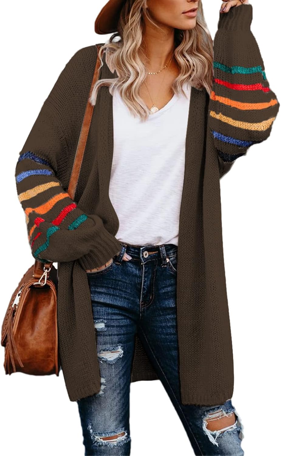 Dokotoo Women's Long Open Front Cardigans for Stylish Comfort