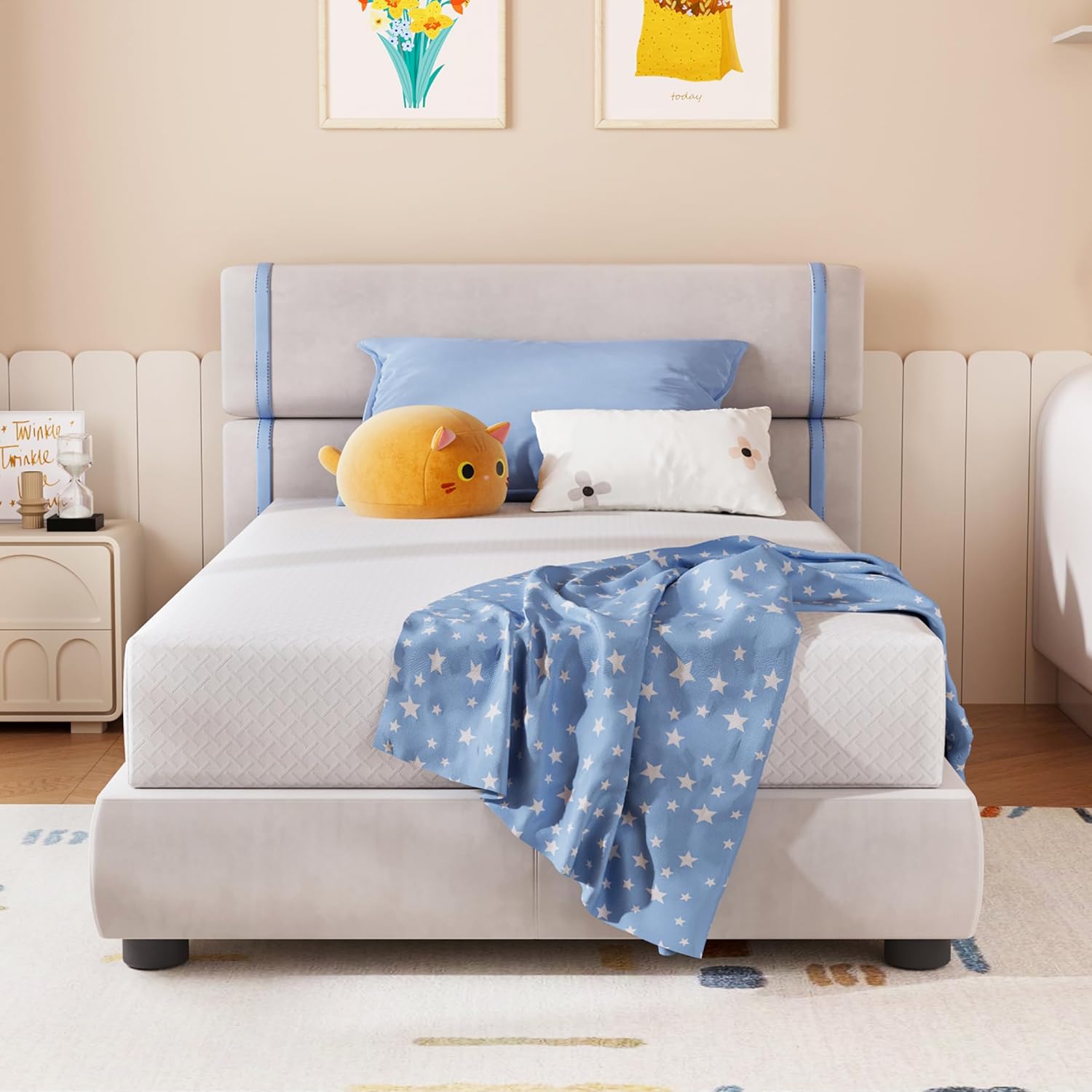 Twin Mattress 10 Inch Green Tea Memory Foam for Cool Sleep