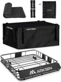 Universal 43 x 39 x 6 in Heavy Duty Roof Rack Cargo Basket - 150LB