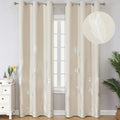 Estelar Textiler Blackout Curtains 38Wx96L Cream Beige - Room
