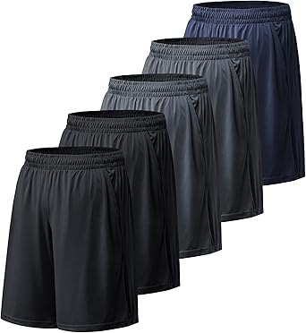 CE' CERDR Mens Athletic Workout Shorts with Pockets for Comfort