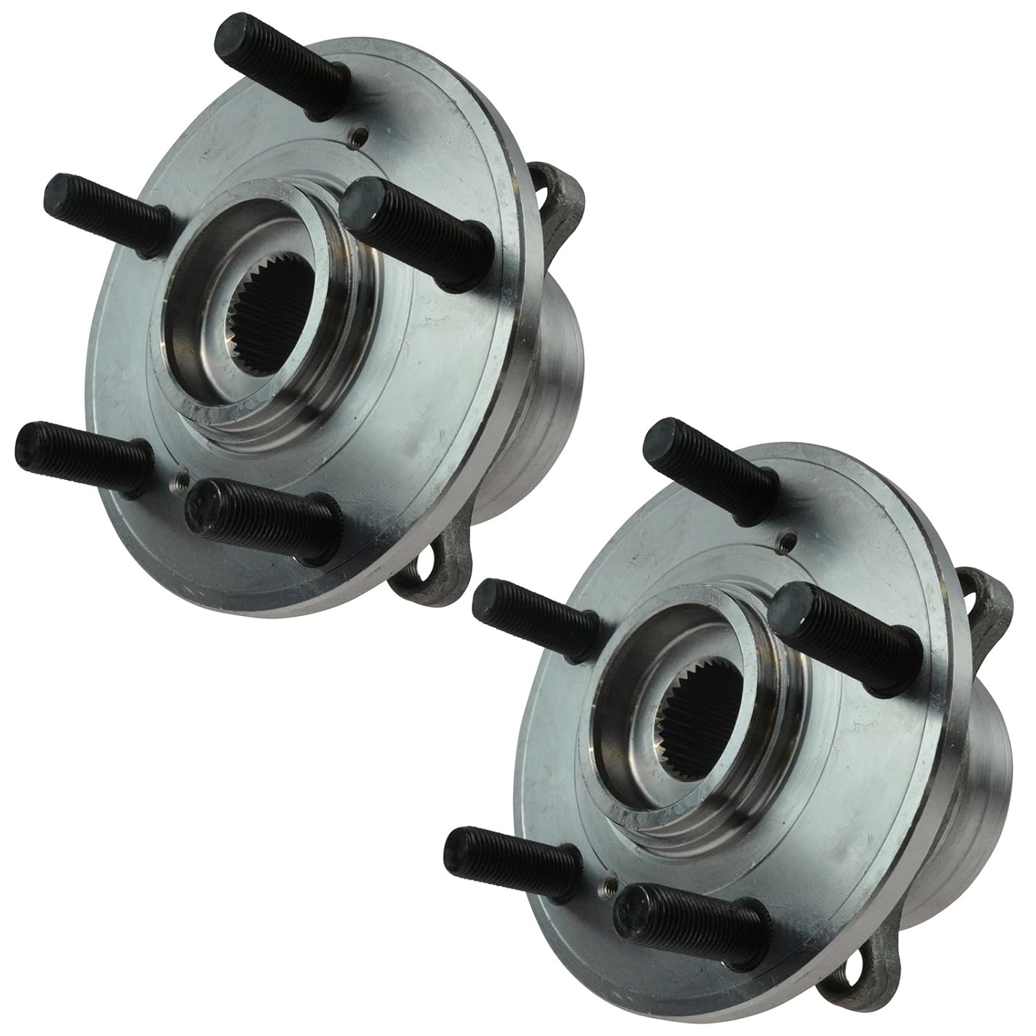 TRQ Front Wheel Bearing & Hub Assembly Set for Acura MDX & Honda Pilot