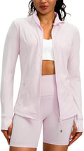 Women's Workout Jacket Slim Fit with 4 Pockets - Soft Cloud Fabric