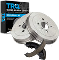 TRQ Rear Brake Drum & Shoe Kit Compatible with Scion xA xB - Direct