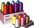 Richword Selected Embroidery Machine Thread 15 Colors 40WT - Versatile