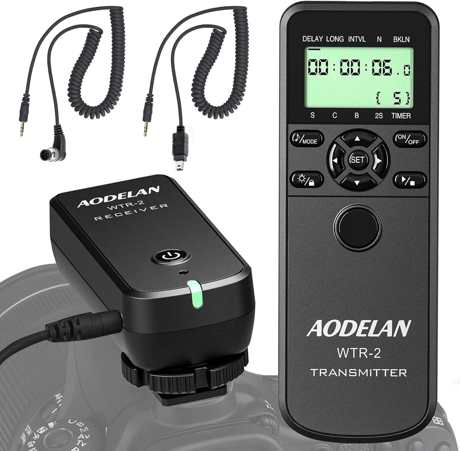 Wireless Shutter Intervalometer Timer Control for Nikon Cameras