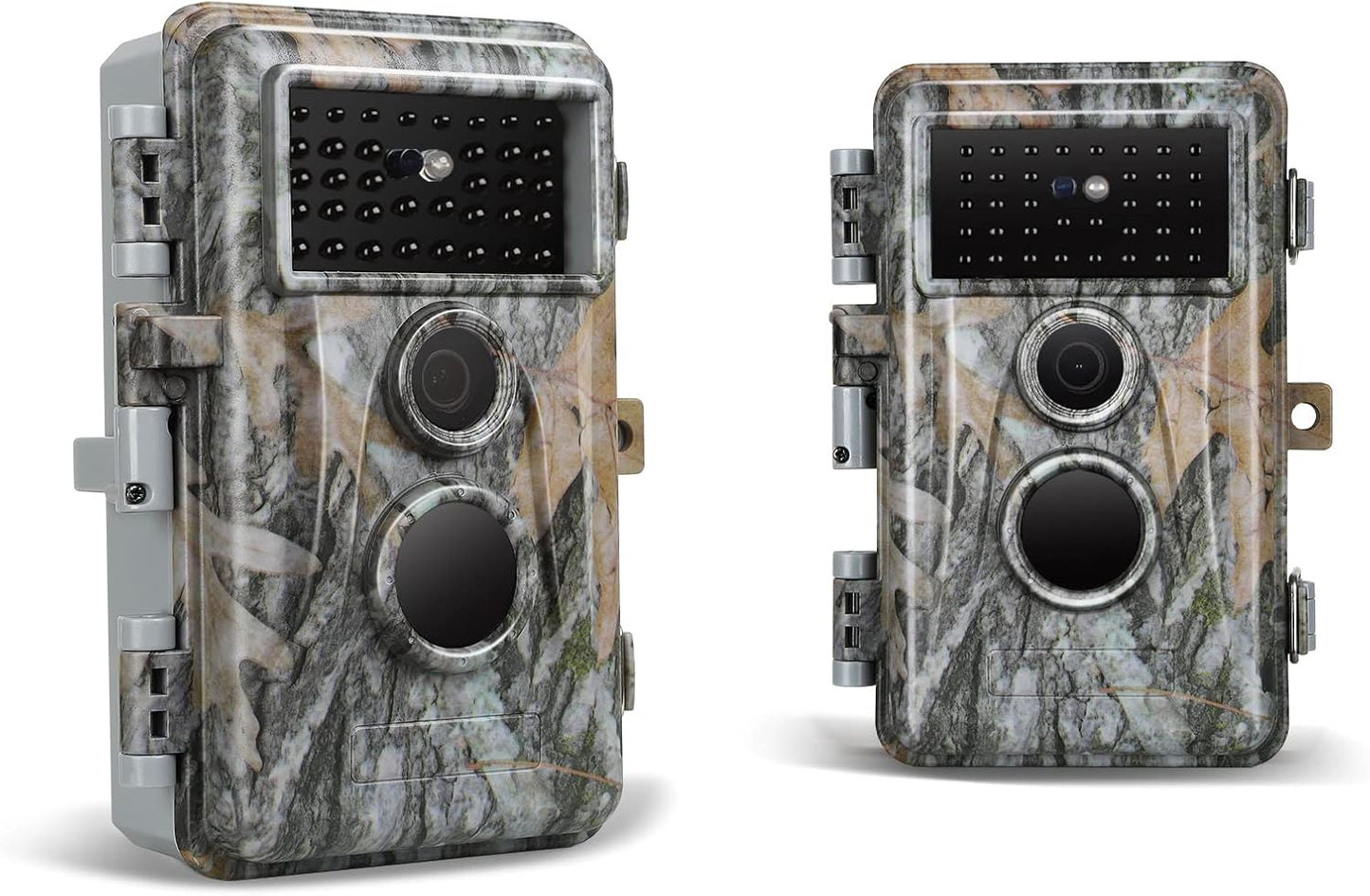 2-Pack 48MP Game & Trail Cameras: No Glow Night Vision