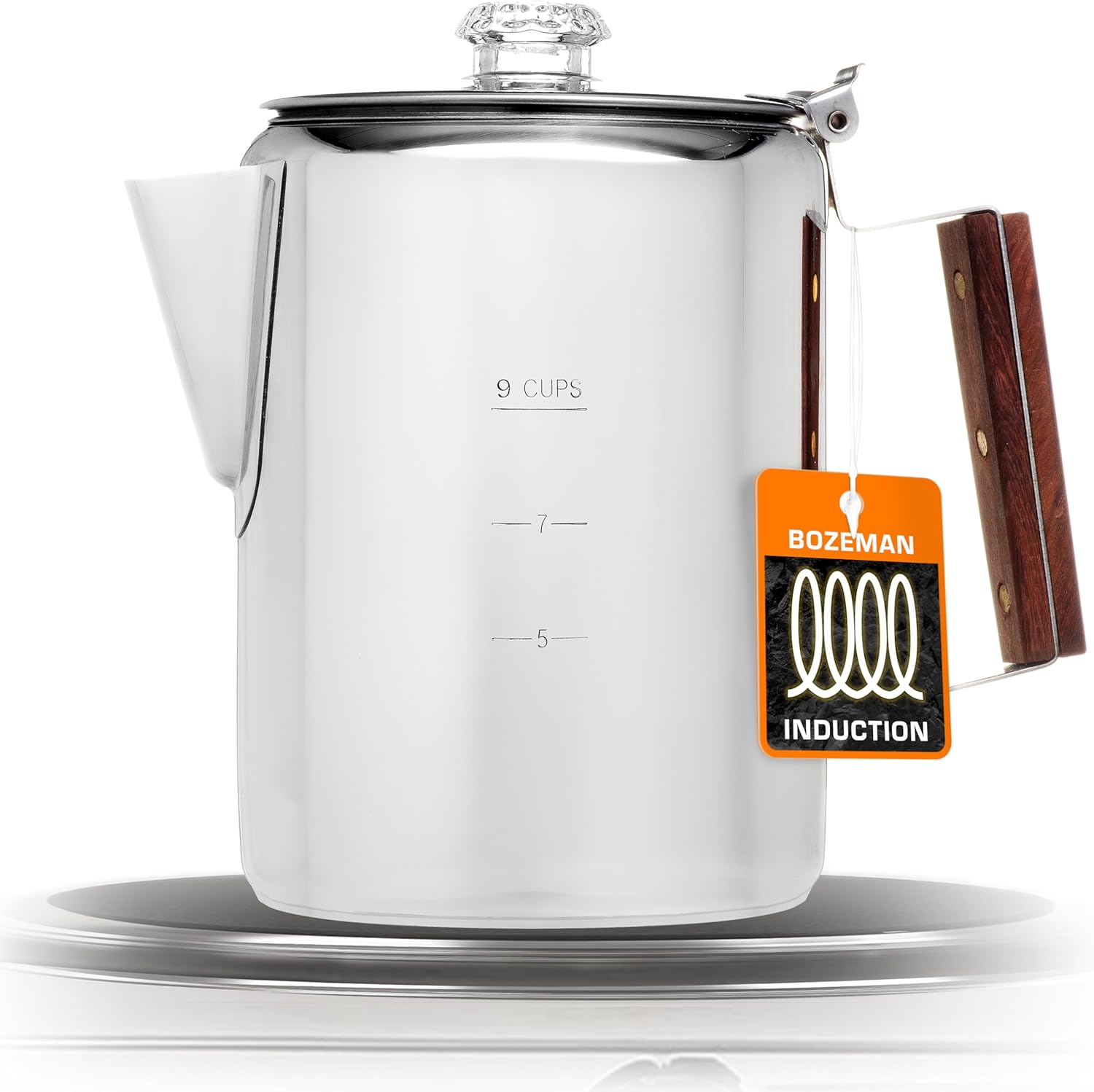 COLETTI Bozeman Induction Coffee Maker for Bold Brews Anywhere