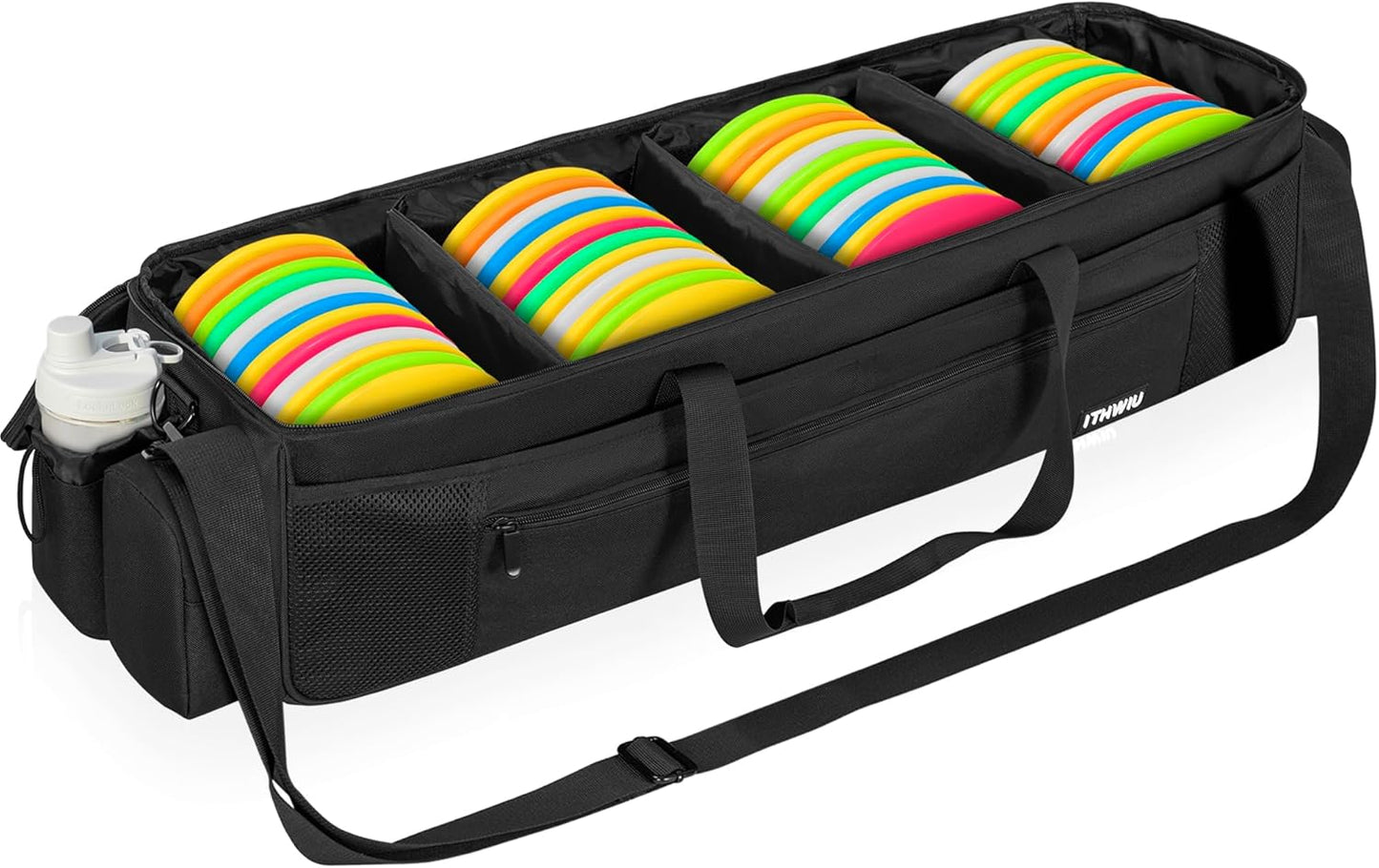 Durable Large Capacity Disc Golf Storage Bag with Dividers