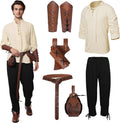 Men's Renaissance Costume Set for Halloween and Cosplay Fun