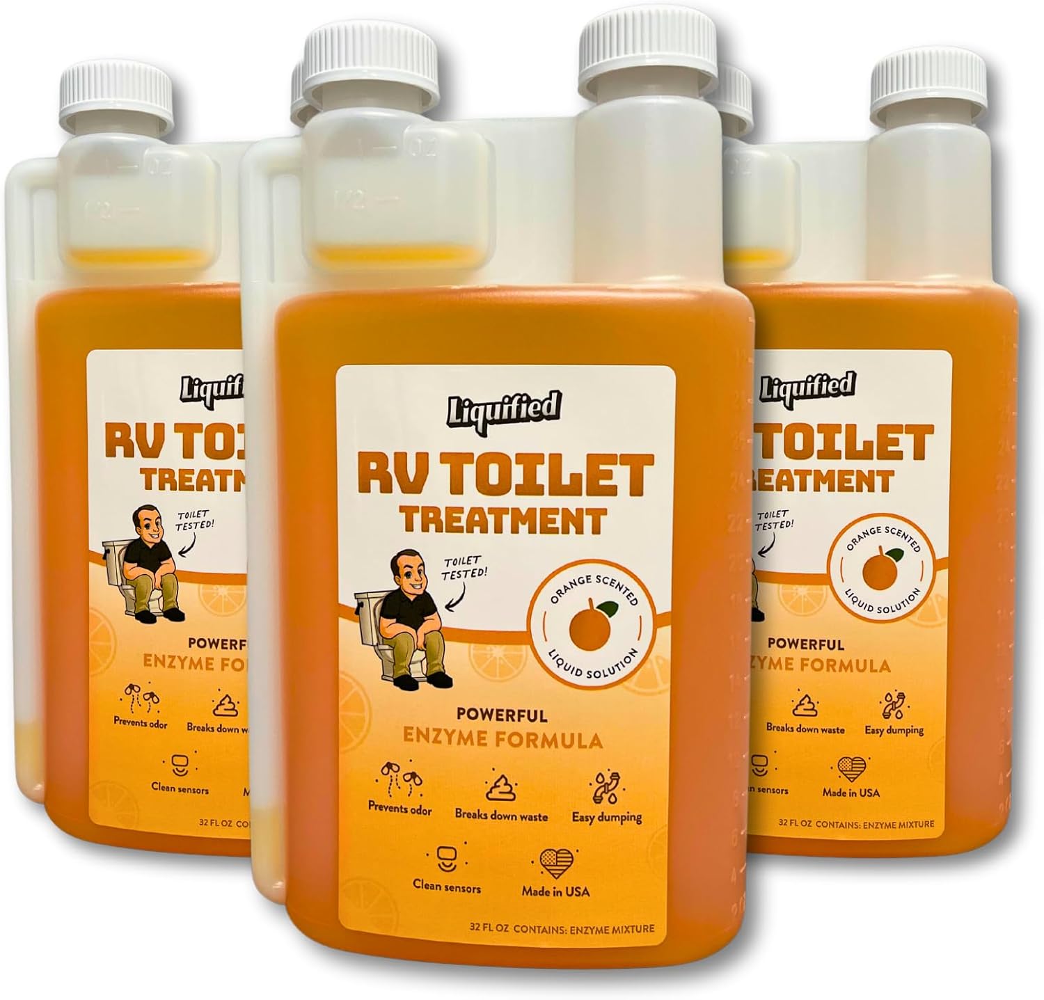 Liquified RV Toilet Treatment Bundle - Odor Eliminator 32oz