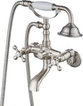 Gotonovo Clawfoot Bathtub Faucet with Handheld Shower Set for Elegance