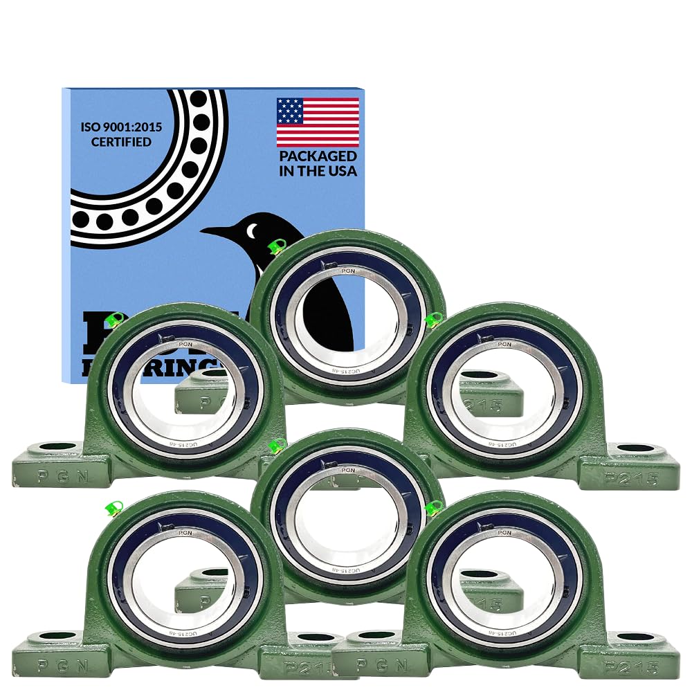 PGN UCP215-48 Pillow Block Bearing - Durable Chrome Steel Bearings