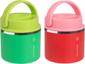 ThermoFlask 20 oz Double Wall Insulated Food Jar 2-Pack - Keeps Meals
